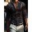 Mens Semi-formal Non Stretch Long Sleeve Turndown Collar Shirt, Male Clothes For Spring And Summer